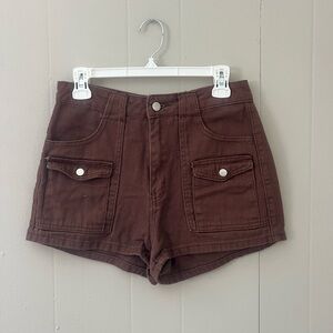 SHEIN Brown Women's Shorts